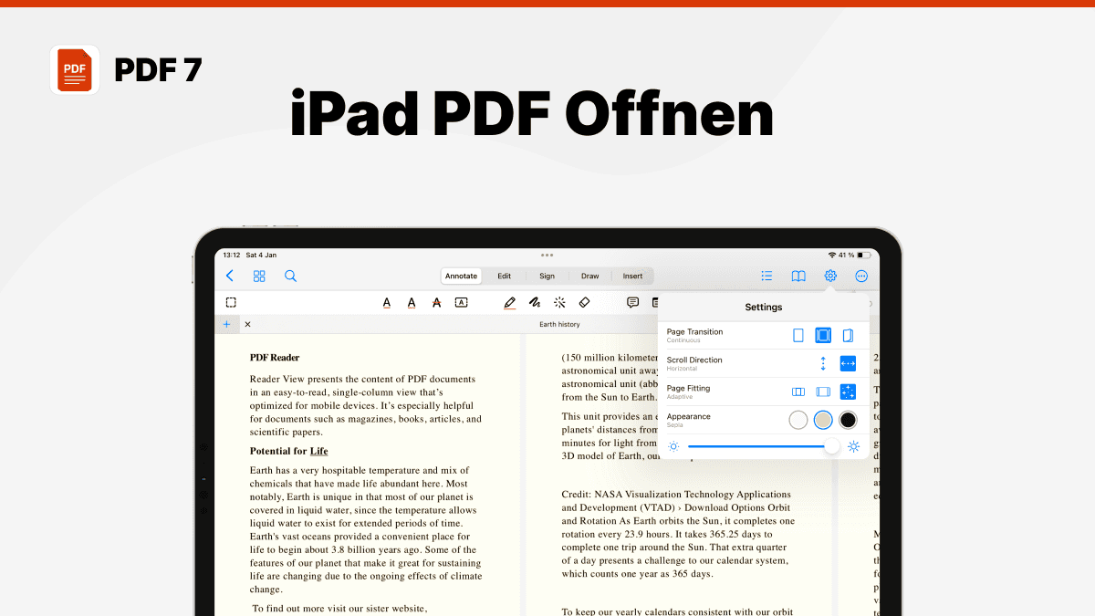 ipad pdf öffnen